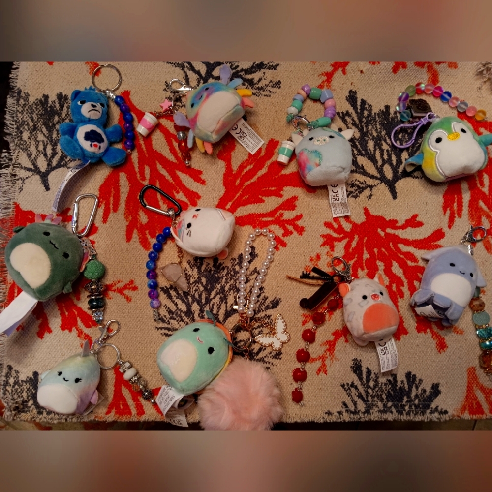 Custom squishmallow keychain (pick one)